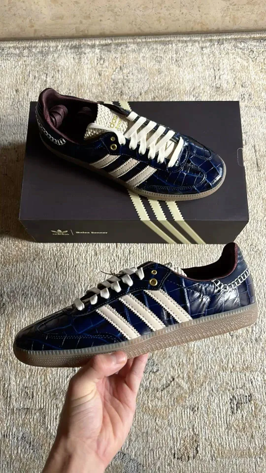 adidas Samba Wales Bonner Navy Croc · Foto 3 de 5