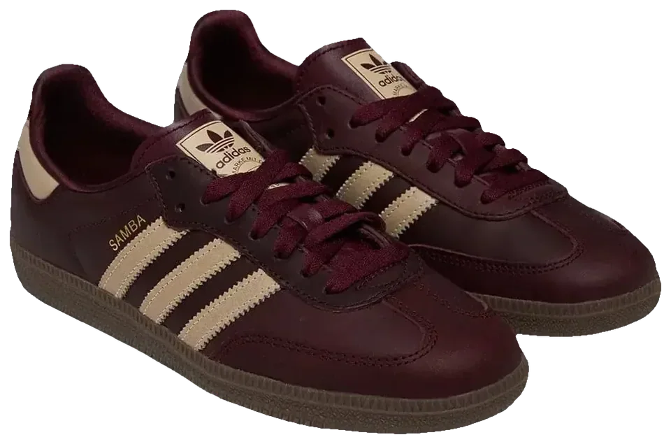 Adidas Samba OG Maroon Crystal Sand · Foto 3 de 4