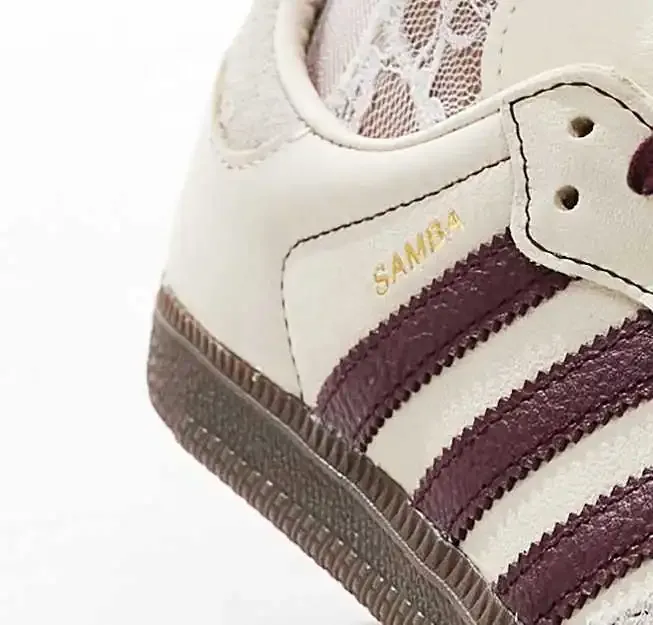 Adidas Samba OG Wonder White Maroon · Foto 6 de 7