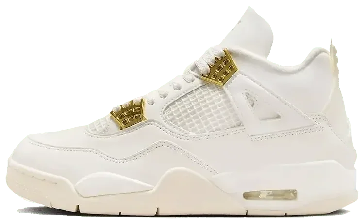 Air Jordan 4 Sail Metallic Gold · Foto 2 de 3