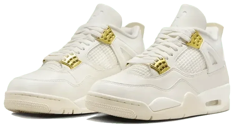 Air Jordan 4 Sail Metallic Gold · Foto 3 de 3