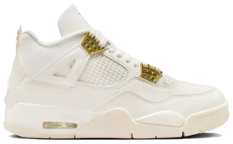 Air Jordan 4 Sail Metallic Gold