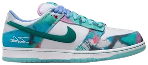 SB Dunk Low “Futura Laboratories Bleached Aqua”