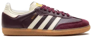 Adidas Samba OG Maroon Gold Metallic