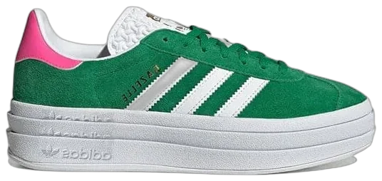 Adidas Gazelle Bold 'Green Lucid Pink'