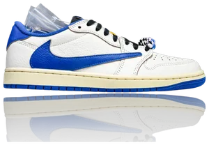 Travis Scott x Fragment AJ1 Low OG Sail Military Blue