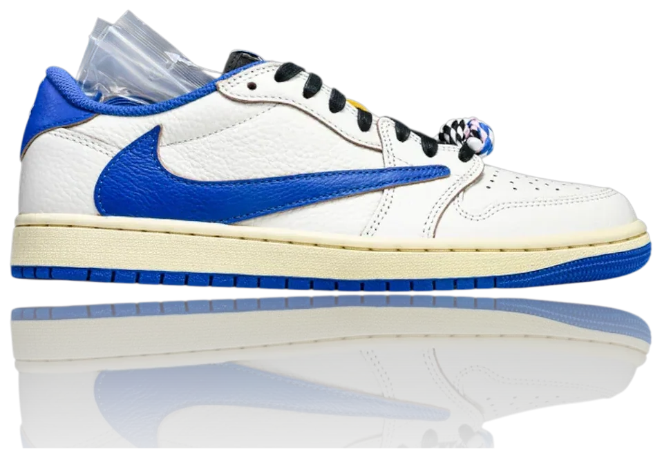 Travis Scott x Fragment AJ1 Low OG Sail Military Blue