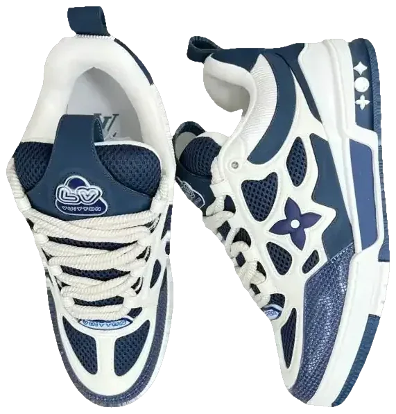 LV Skate Sneaker Marine White · Foto 4 de 8