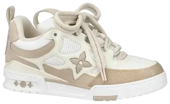 LV Skate Sneaker Beige White