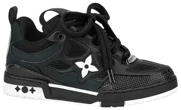 LV Skate Sneaker Black White