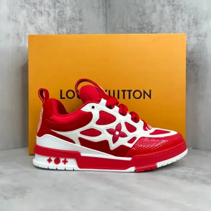 LV Skate Sneaker Red White · Foto 2 de 8
