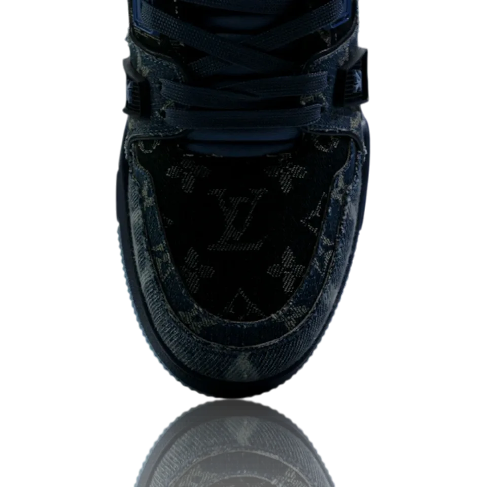 LV Trainer Low Monogram Denim Blue · Foto 9 de 9