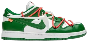 SB Dunk Low x Off-White "Pine Green"