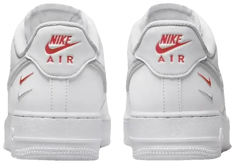 Nike Air Force 1 Low White Red Mini Swoosh · Foto 4 de 5