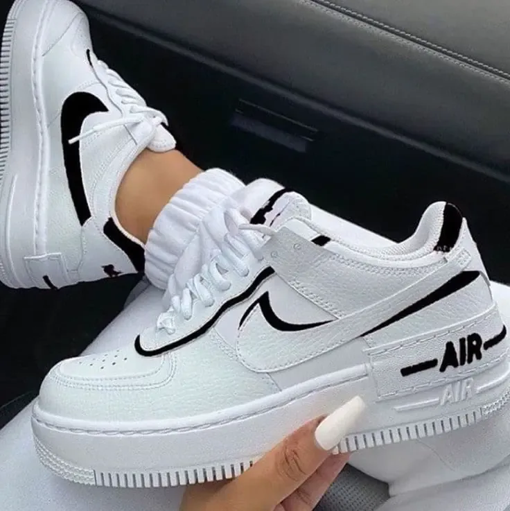 Nike Air force Shadow White & Black · Foto 2 de 2