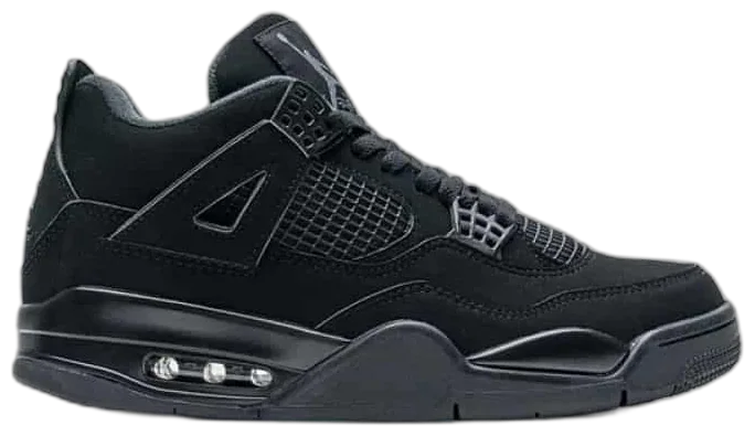 Air Jordan 4 Retro "Black Cat" Black