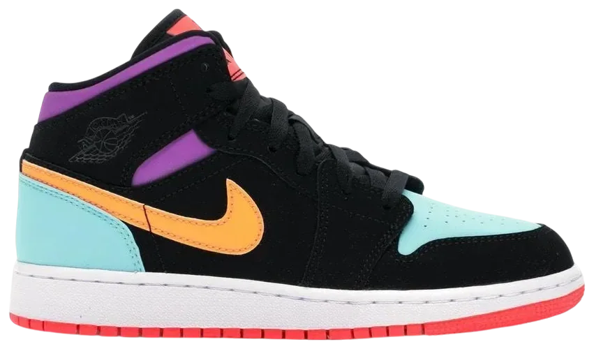 NIKE AIR JORDAN 1 MID MULTI-COLOR