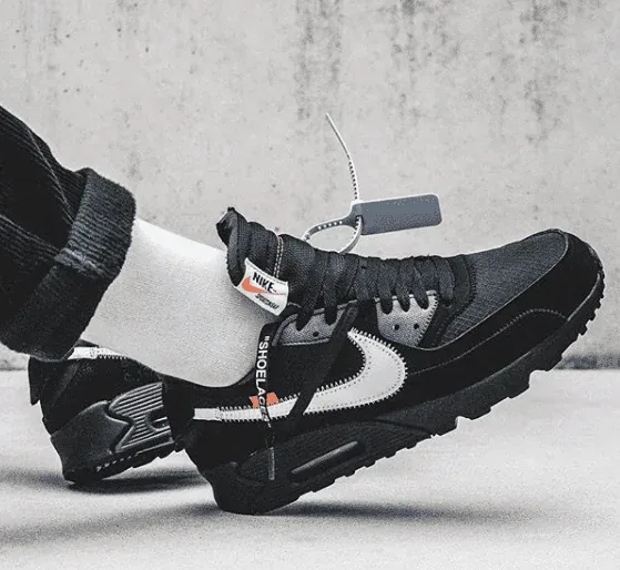 Air Max 90 x Off-white BLACK · Foto 2 de 5