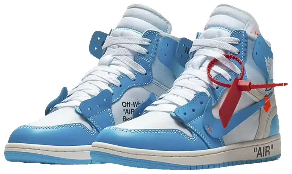 Air Jordan 1 High OG x Off White UNIVERSITY BLUE · Foto 4 de 6