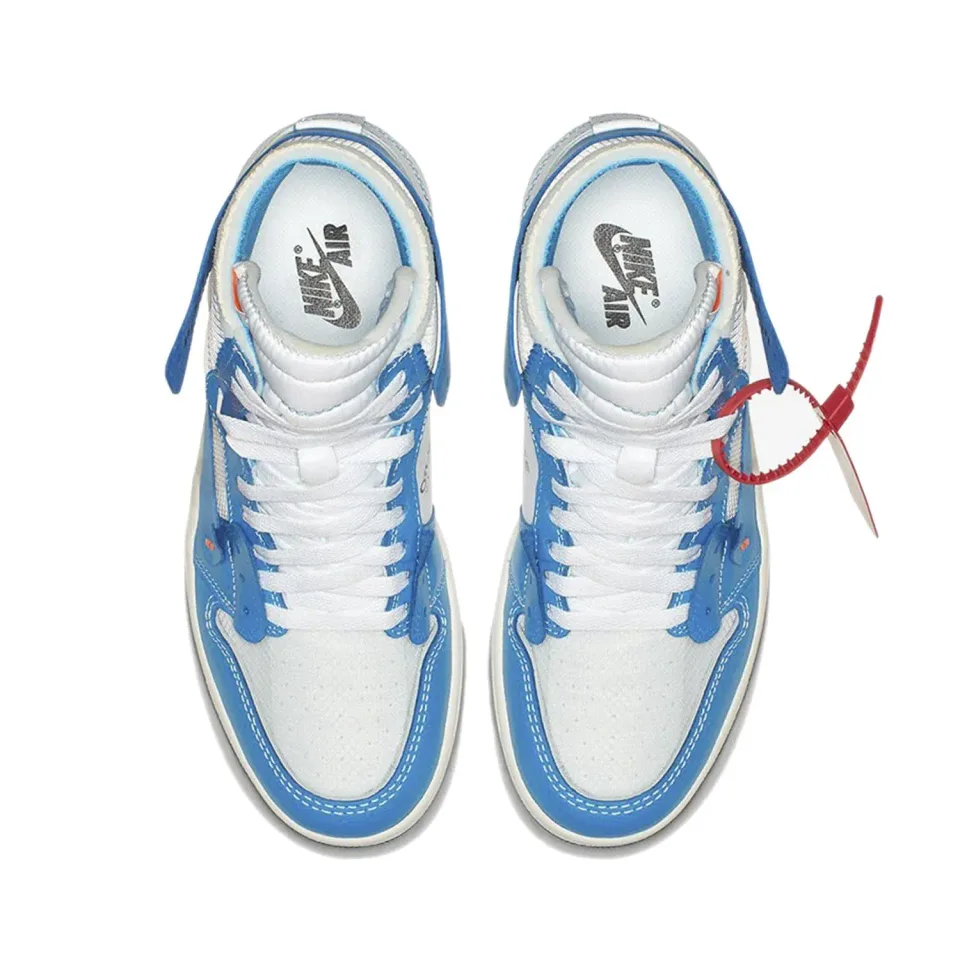 Air Jordan 1 High OG x Off White UNIVERSITY BLUE · Foto 6 de 6