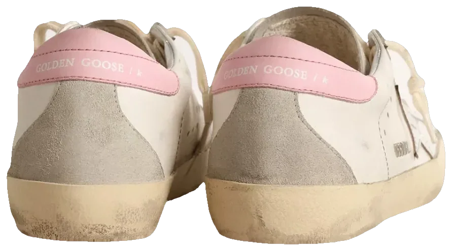 Golden Goose Super-Star Silver Leather Star Pink Heel Tab · Foto 4 de 4