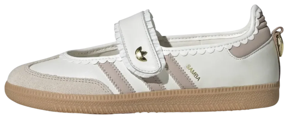 adidas Samba Jane Ruffle Pack White Pink Gum · Foto 2 de 5