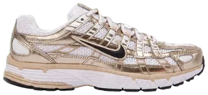 Nike P-6000 White Metallic Gold