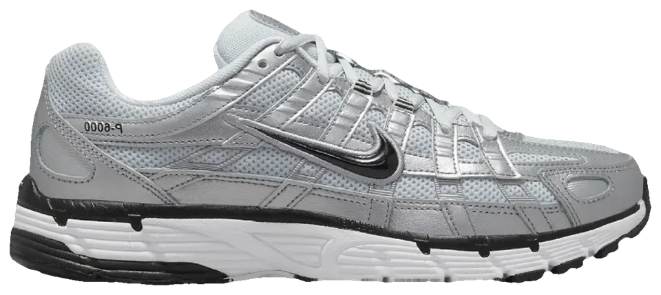 Nike P-6000 Metallic Silver Pure Platinum