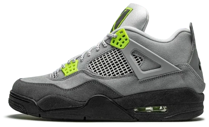 Air Jordan 4 Neon Volt · Foto 2 de 4