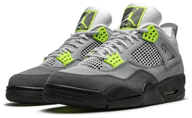 Air Jordan 4 Neon Volt · Foto 3 de 4