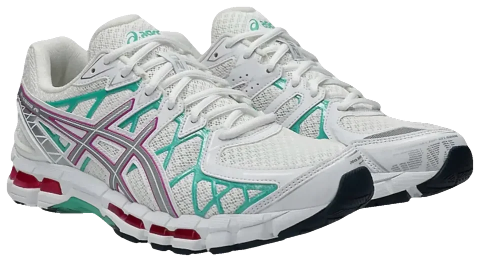 ASICS Gel-Kayano 20 White Aurora Green Watermelon · Foto 2 de 2