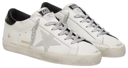 Golden Goose Ante Blanco Refuerzo Talón Estampado Negro · Foto 2 de 2