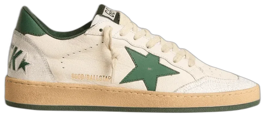 Golden Goose Ball Star Blanco Verde