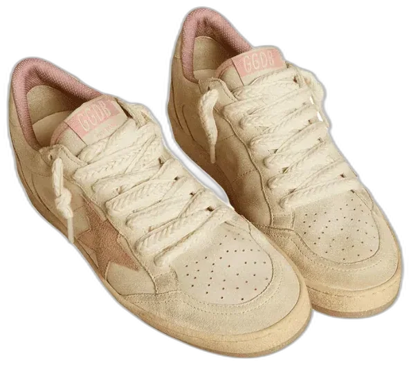 Golden Goose Ball Star LTD Blanco y Rosa · Foto 2 de 3
