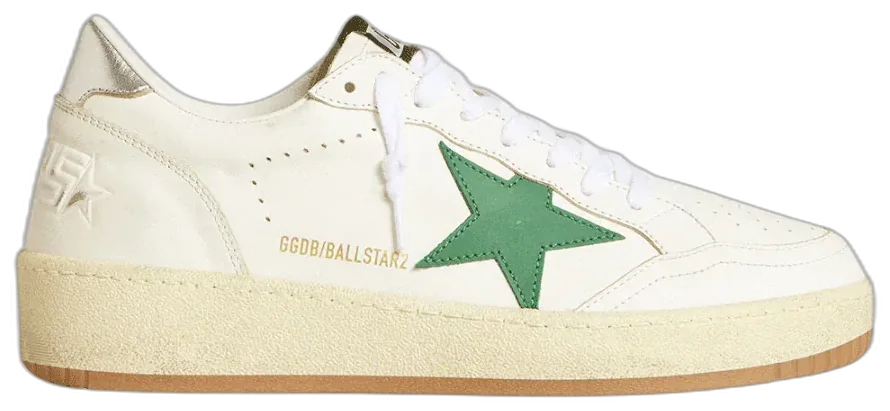 Golden Goose Ball Star 2 Blanco Verde