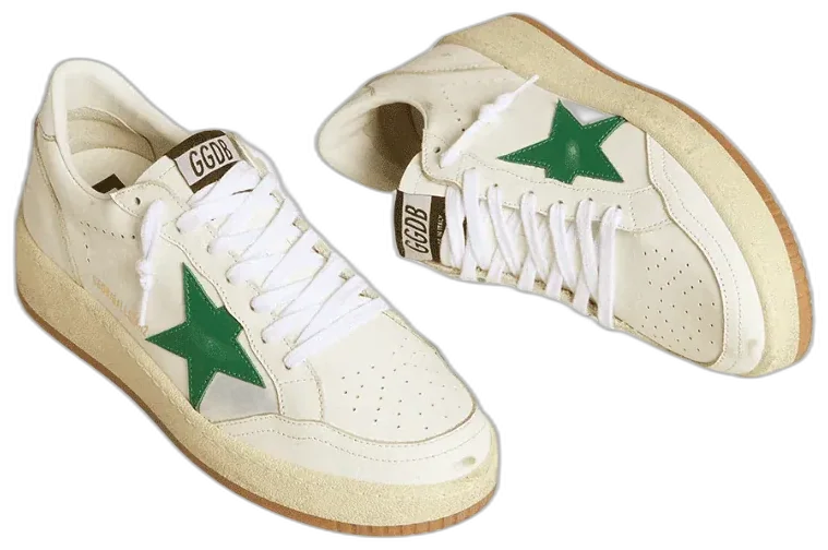 Golden Goose Ball Star 2 Blanco Verde · Foto 2 de 3