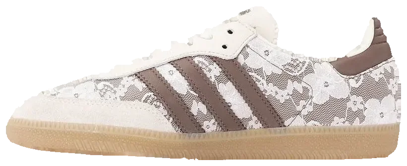 Adidas Samba OG Floral Lace Off White Earth Strata Gum · Foto 2 de 5