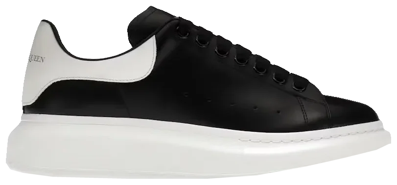 Alexander McQueen Negro con talón blanco