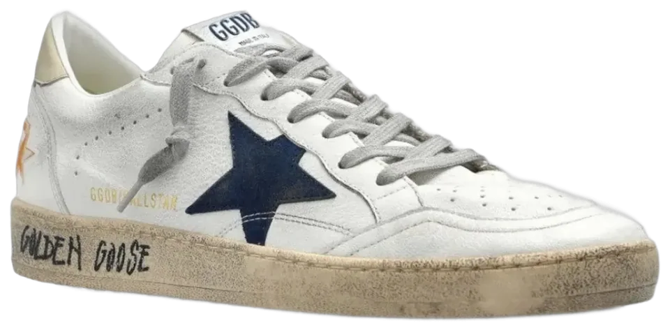 Golden Goose Ball Star Blanco Estrella Navy · Foto 2 de 5