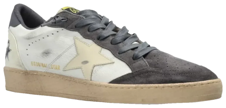 Golden Goose Ball Star Gris Estrella Crema · Foto 2 de 3