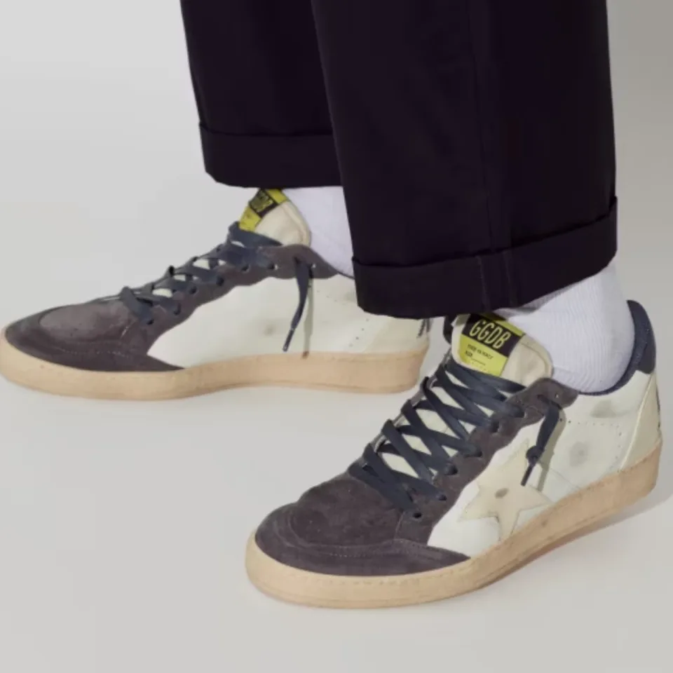 Golden Goose Ball Star Gris Estrella Crema · Foto 3 de 3
