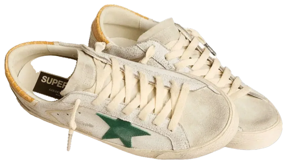 Golden Goose Super-Star Blanco Estrella Verde · Foto 2 de 3