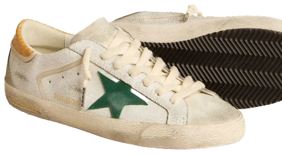 Golden Goose Super-Star Blanco Estrella Verde · Foto 3 de 3