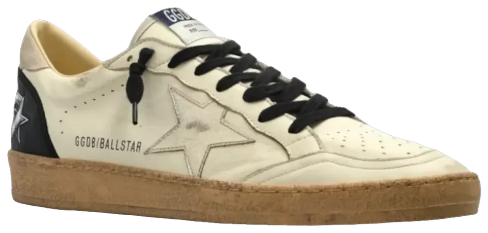 Golden Goose Ball Star Crema Estrella Plata · Foto 2 de 4