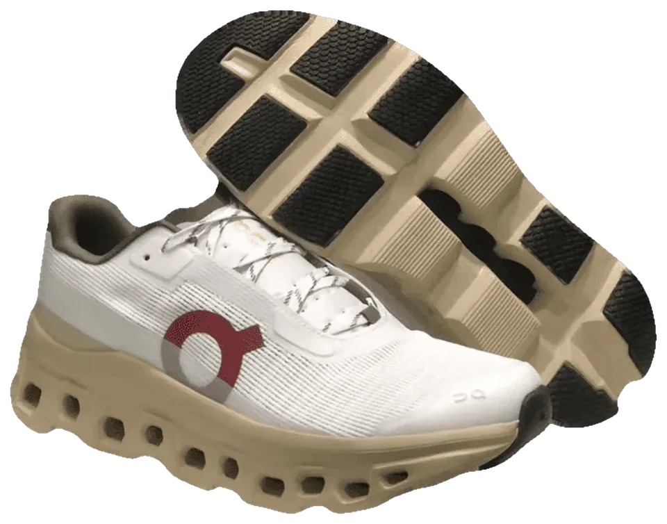 On Running Cloudmonster Void White Red · Foto 4 de 4