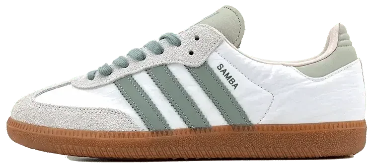 Samba OG Cloud White Silver Green · Foto 2 de 3