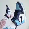 AIR JORDAN 1 RETRO HIGH OG “BLUE CHILL” OBSIDIAN/BLUE CHILL-WHITE