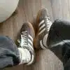 ADIDAS HANDBALL SPEZIAL EARTH BROWN STRATA OFFWHITE GUM - Vista trasera