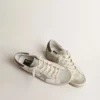 Golden Goose Super-Star Gray Star Dark Gray Glitter Heel Tab