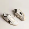Golden Goose Super-Star Black Swarovski Crystal Star Heel Tab